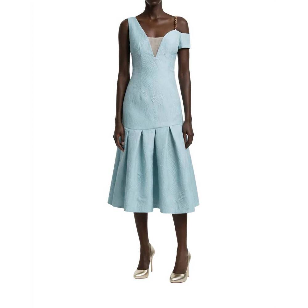 NEW BETHELHELENA tea garden dress in pale azure